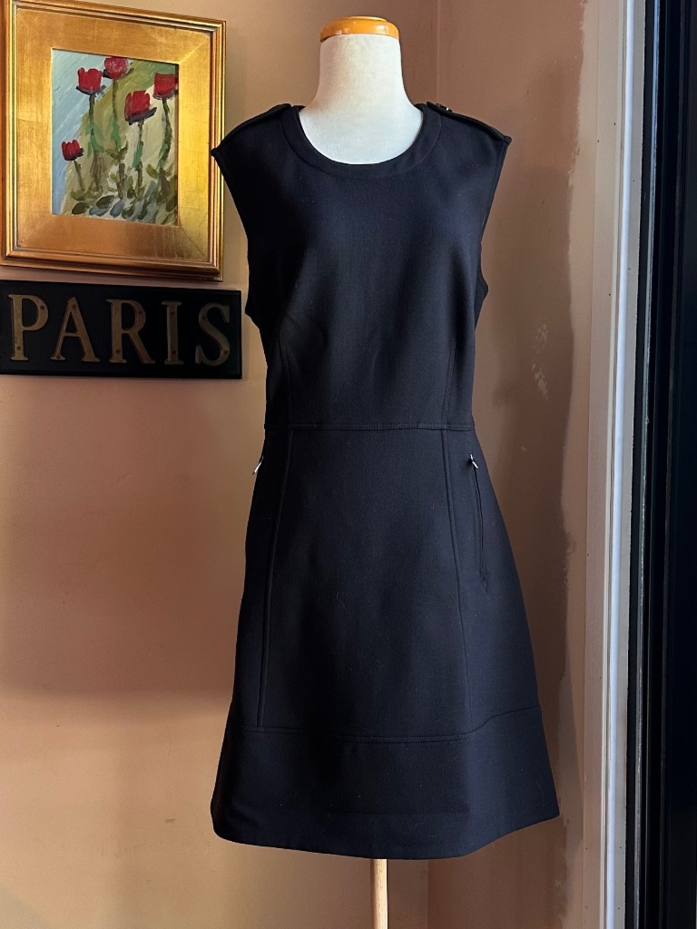 Like New Burberry Brit Wool A-line Dress